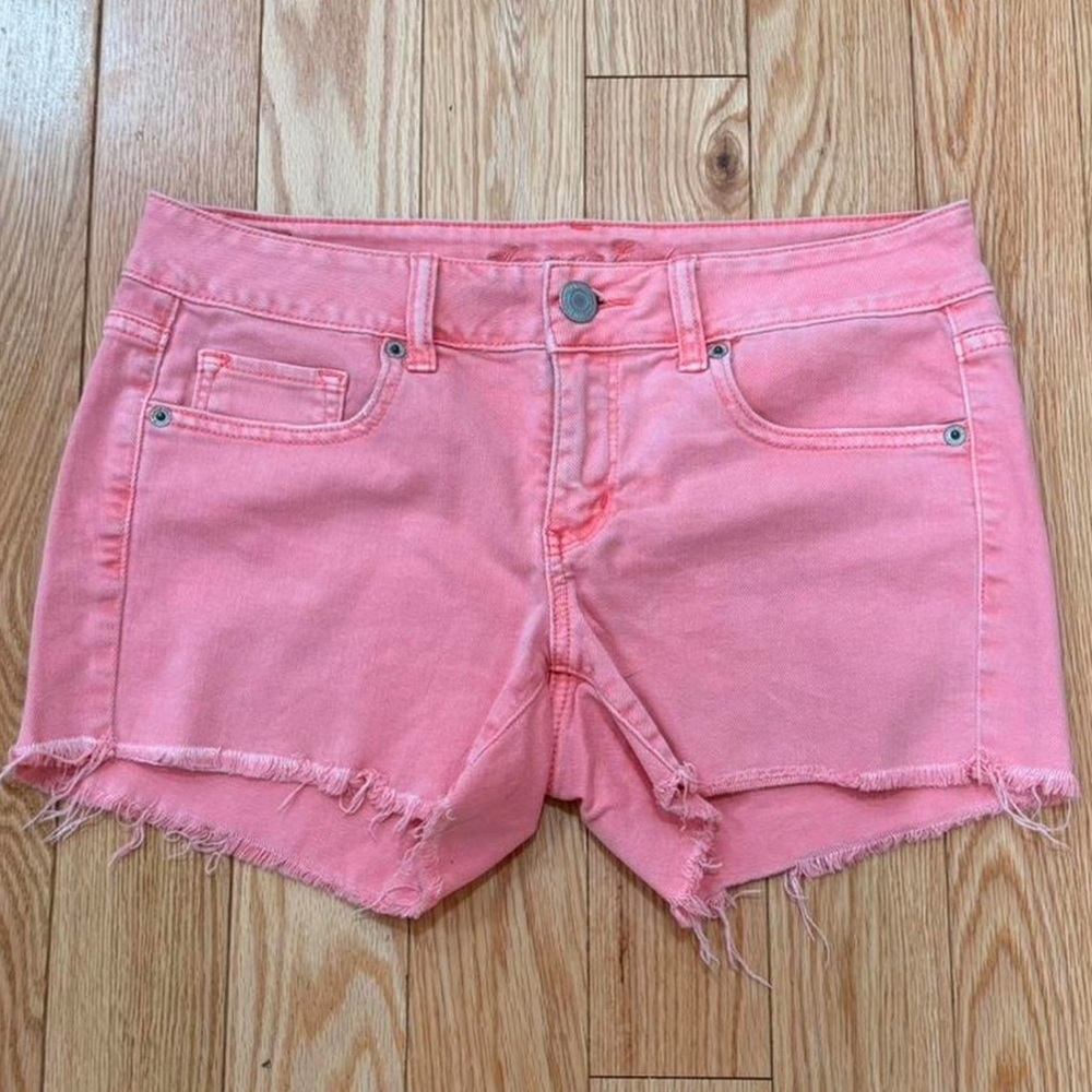 American Eagle Outfitters Pink Jean Shorts